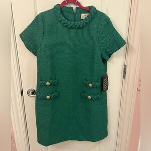NWT Tuckernuck Jackie tweed dress in abundant green size large L